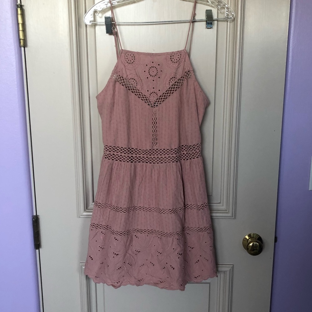 Abercrombie and Fitch blush tank dress